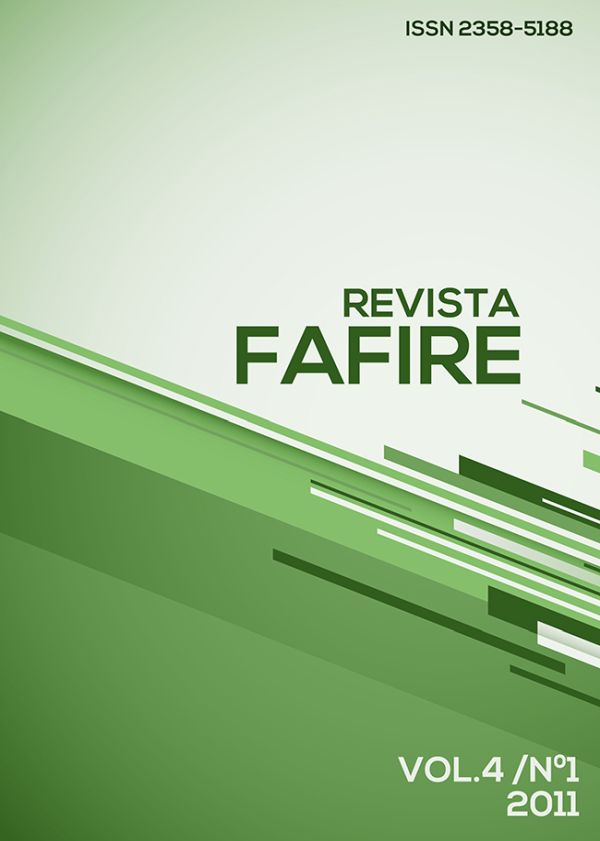 Revista FAFIRE v.4, n.1, 2011