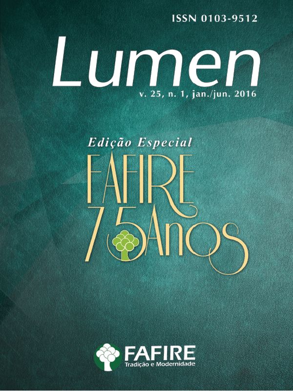 Lumen, v.25, n.1, 2016